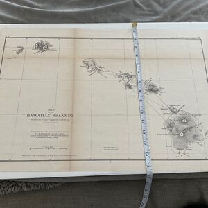 Map of the Hawaiian Islands, Coast and Geodetic Survey Report.  1888